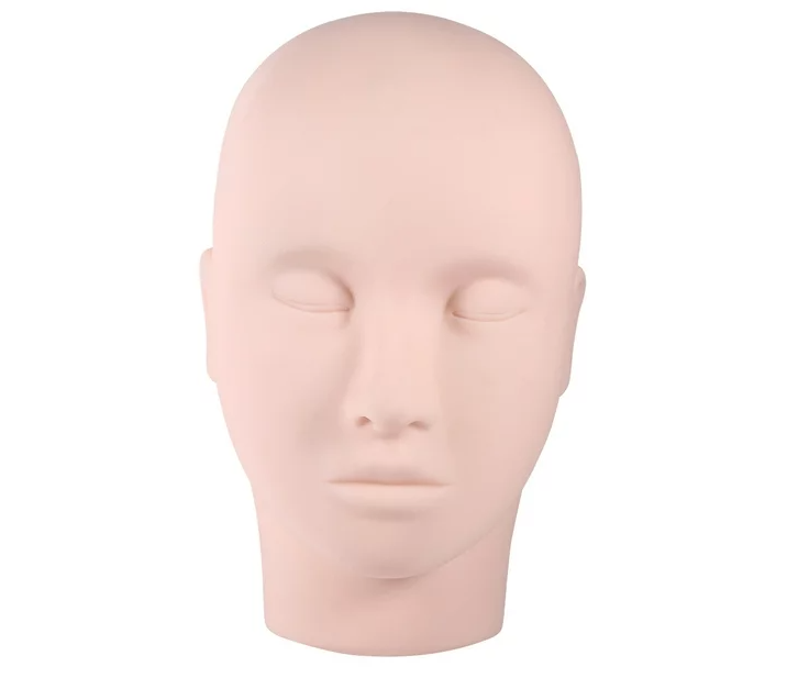 Makeup Mannequin Head, Fine Portable Flexible Maniquins Head, Exquisite Cosmetic School Makeup Artist For Stylist Beginners Home