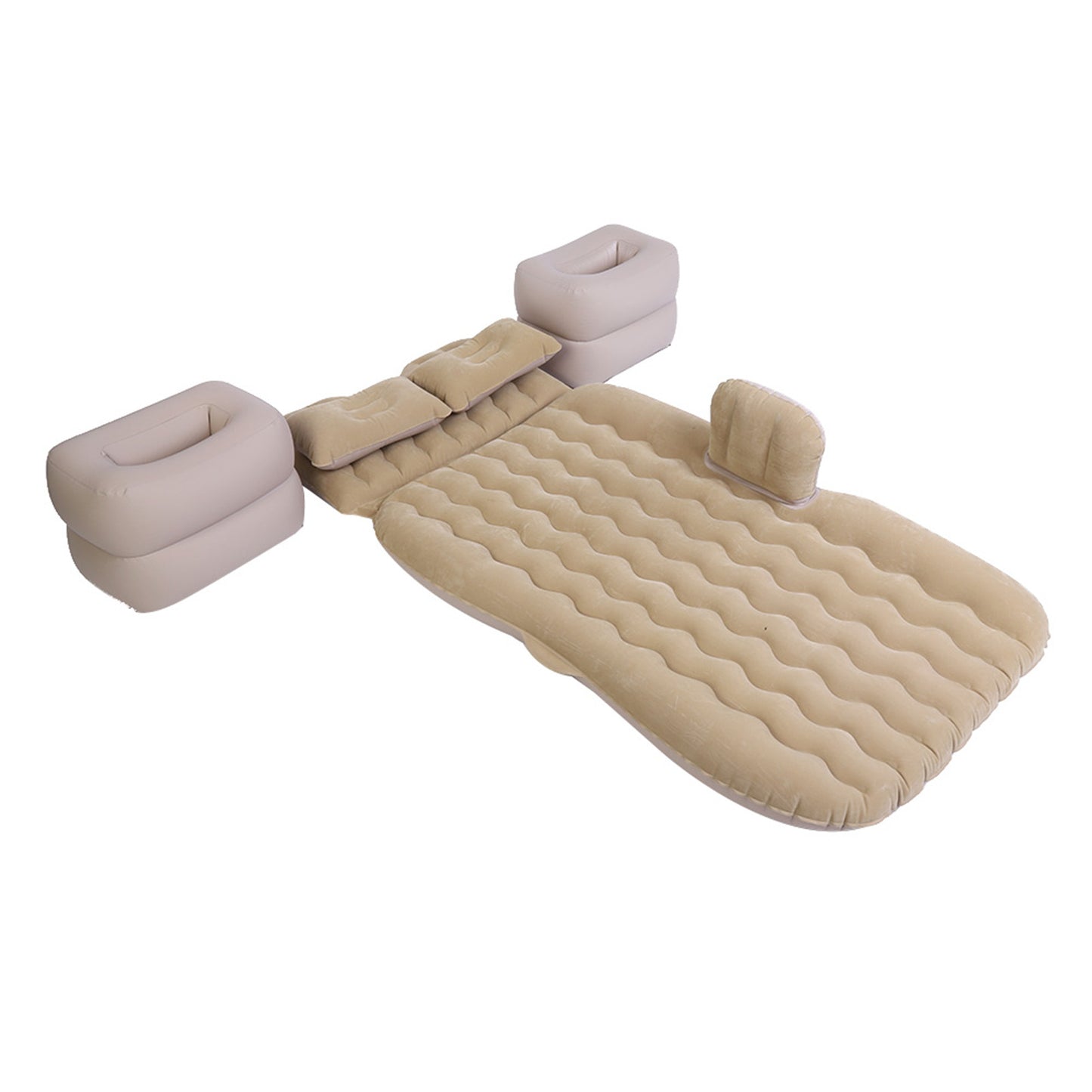 HERCHR Car Inflatable Mattress, Air Mattress,Inflatable Bed Mattress Indoor Outdoor Camping Travel Car Back Seat Air Beds Cushion