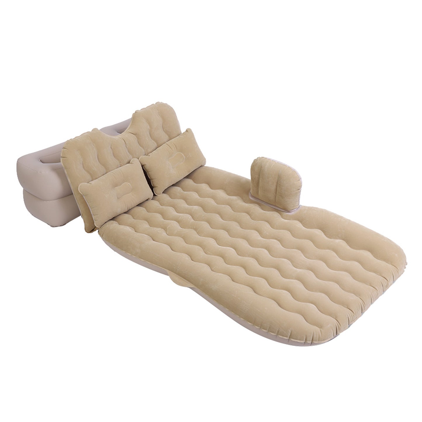 HERCHR Car Inflatable Mattress, Air Mattress,Inflatable Bed Mattress Indoor Outdoor Camping Travel Car Back Seat Air Beds Cushion