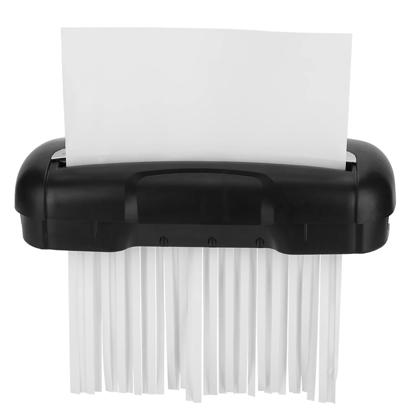 6-Sheet Paper Shredder with 3 Gallon Bin, Strip-Cut Paper/CD/Card Shredder for Home Office Use