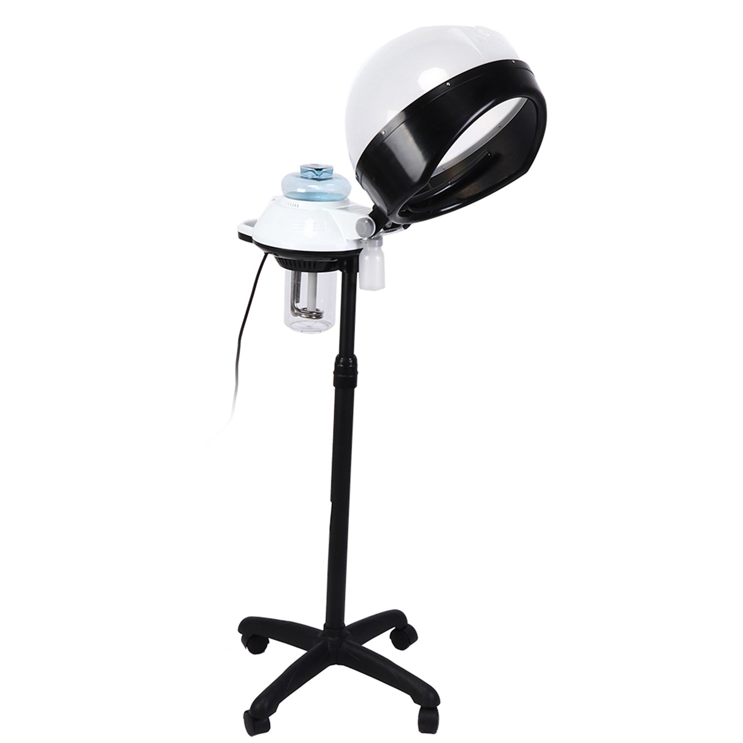 Hair Steamer, Adjustable Hooded Hair Steamer Rolling Floor Standing Beauty Salon Equipment Professional