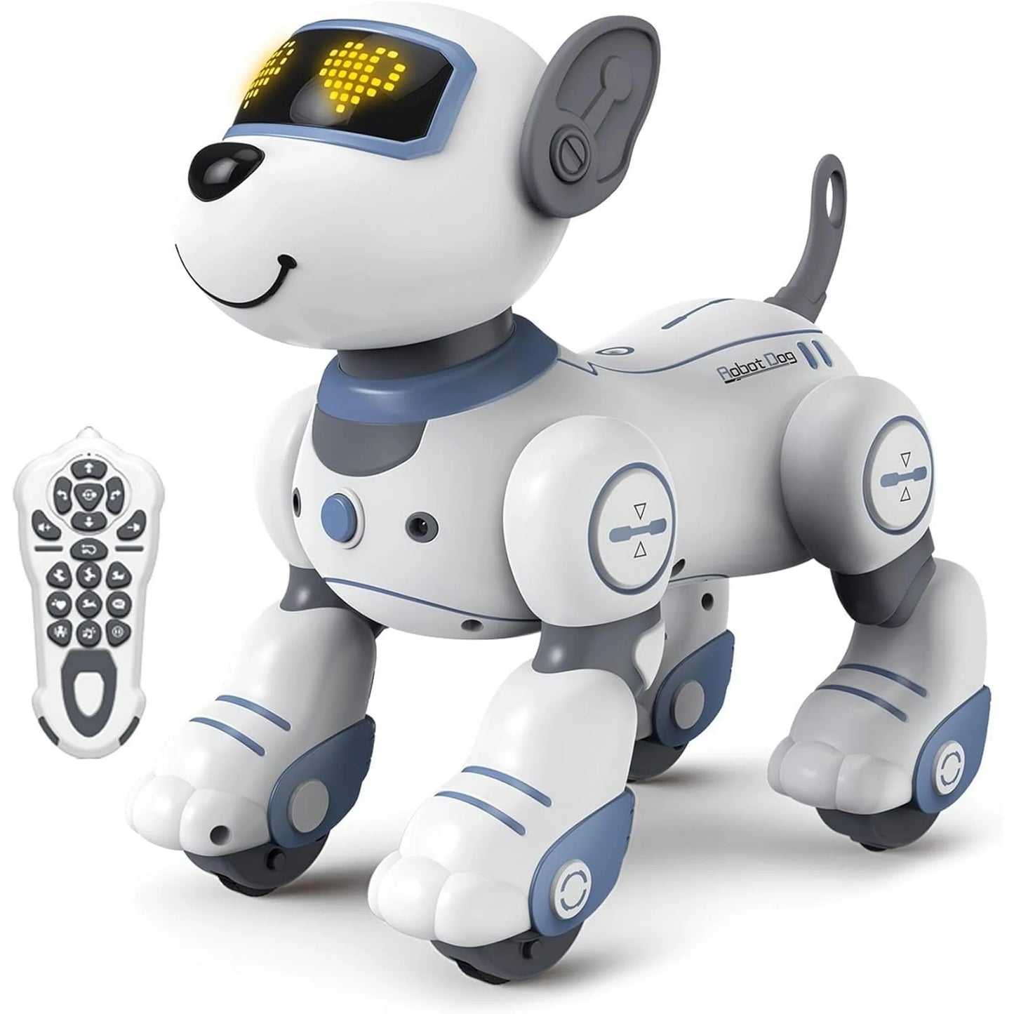 Robot Dog for Kids Smart RC Dog Toy Interactive Robot Pet Intelligent Programmable Sing & Dance Design Robot Dog Birthday Gifts Kids Age 3 5 4-7 Year