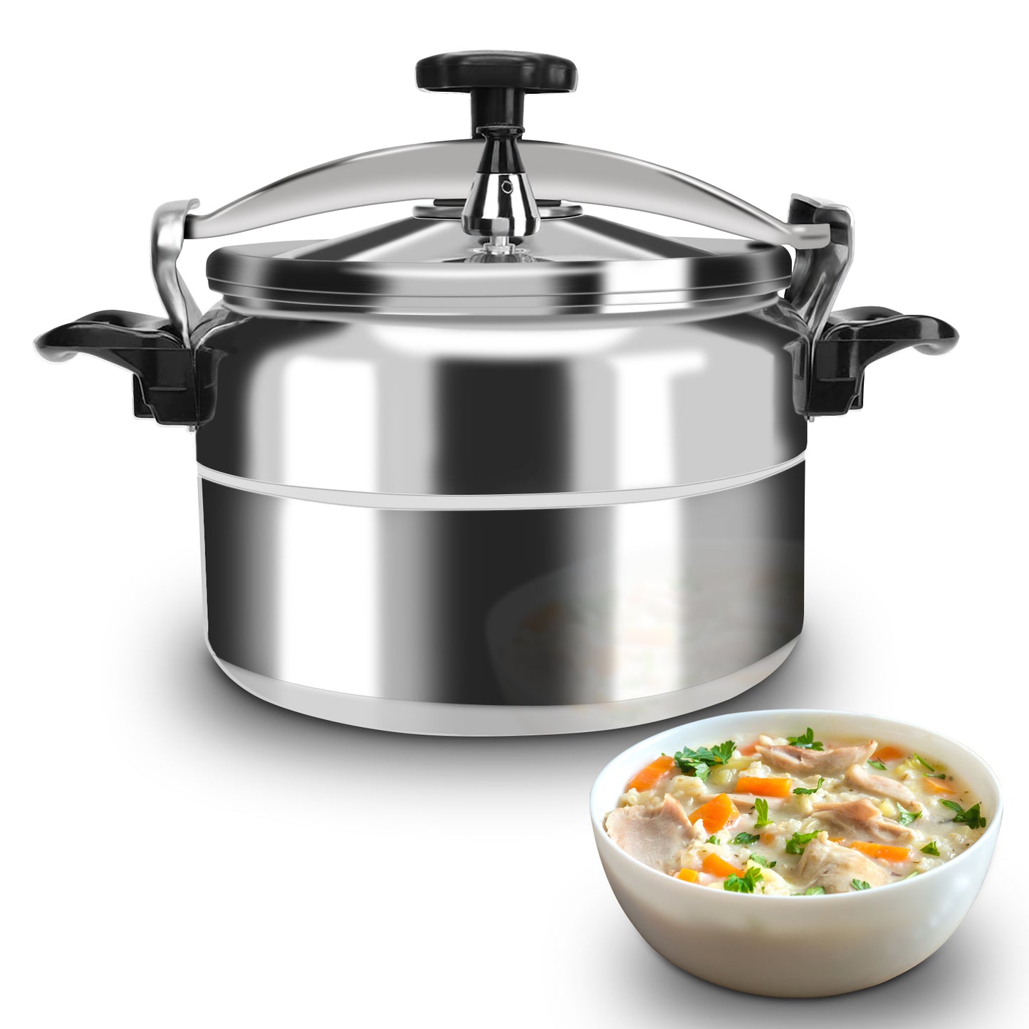 Pressure Cooker, 7L Fast Cooker Pot for Cooking, Explosion Proof Stovetop Pot with Regulator for Home Commercial Use Cooking