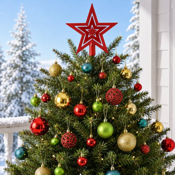 101 Pcs Christmas Ball Ornaments Set, 2.36 inch Small Mini Shatterproof Christmas Tree Decorations Set, Red & Green & Gold Hanging Holiday Baubles Bulk for Xmas Wreath, Garland, Party Home Decor
