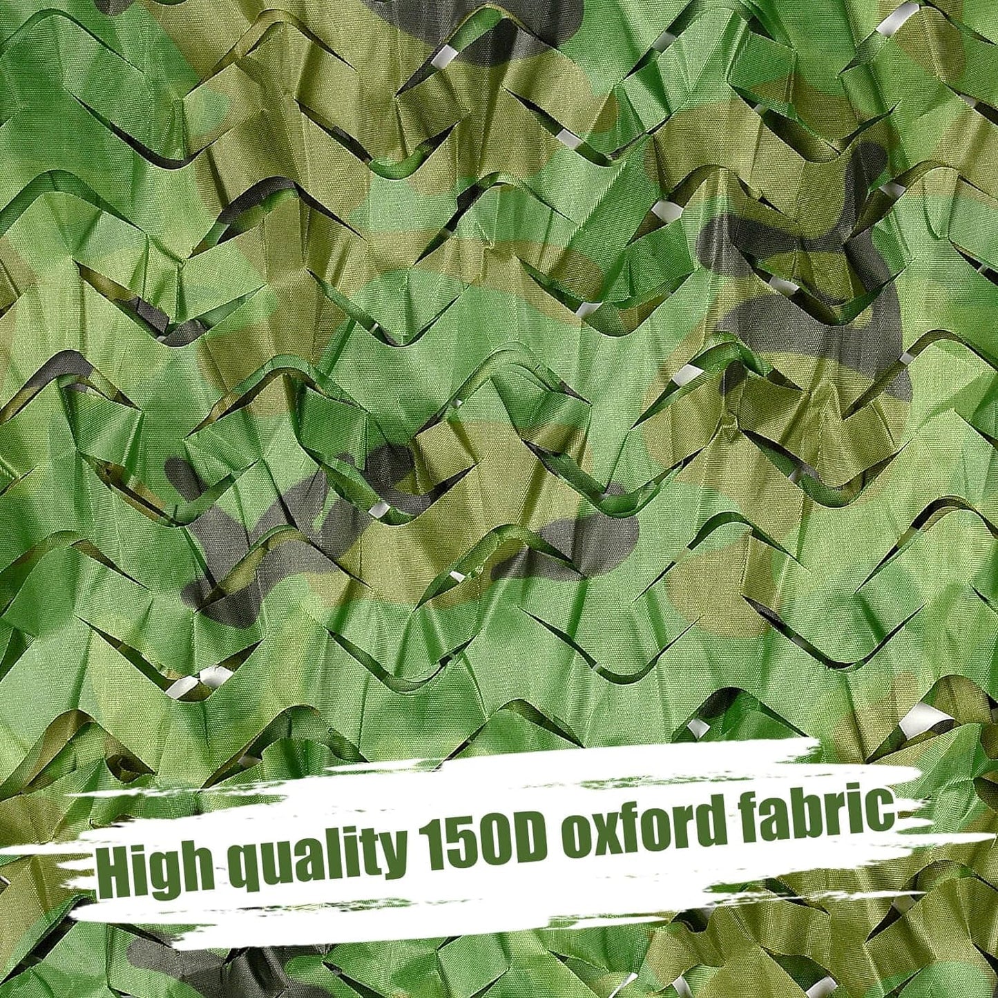 Eotvia Camo Netting Camouflage Netting, 2 PACK 3.28ft x 6.56ft 3D Leaf Mesh Backing Oxford Fabric Camo Net Military Hunting Blind for Deer Stand, Party Decorations, Photograph, Car Cover, Sun Shade