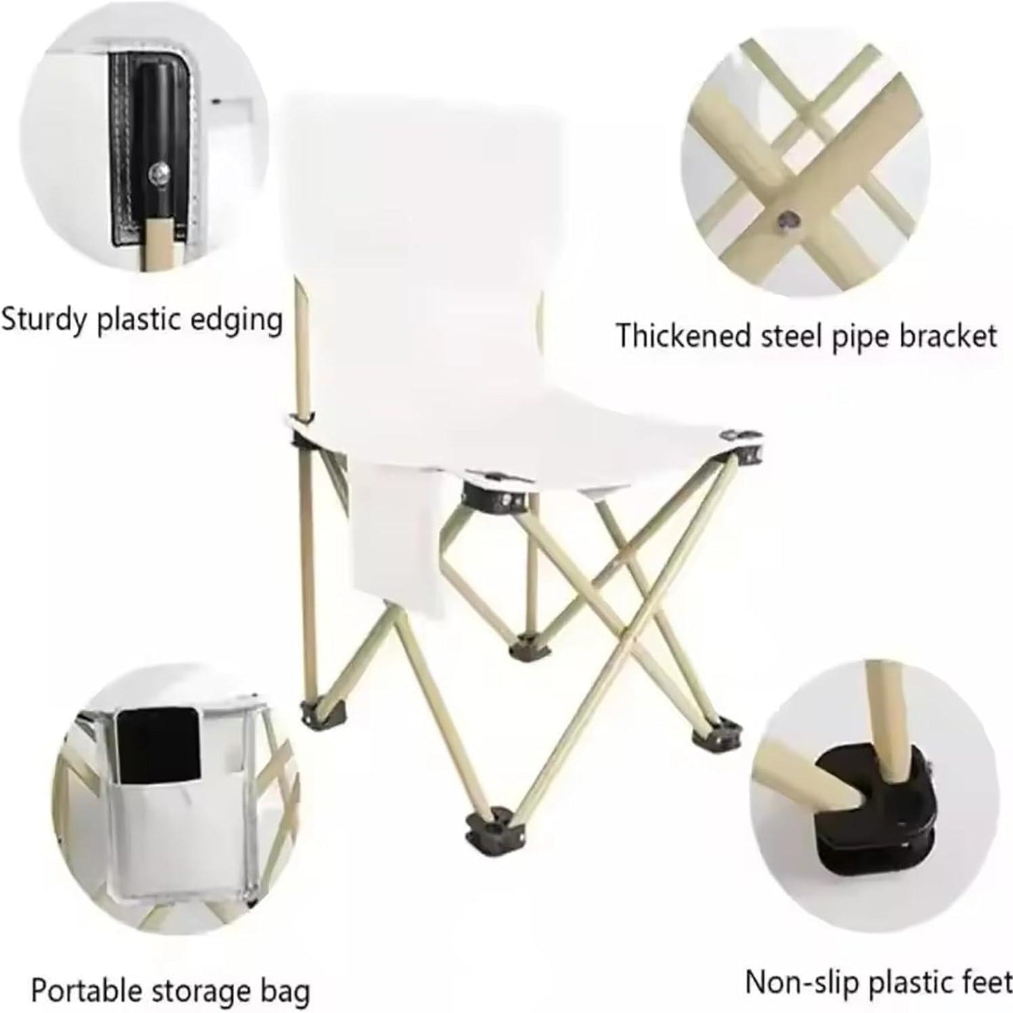 Folding Camping Chairs Camping Table Chairs Set High Load Bearing Portable Folding Aluminum Alloy Camping Square Table Chairs With Storage Bags For Outdoor