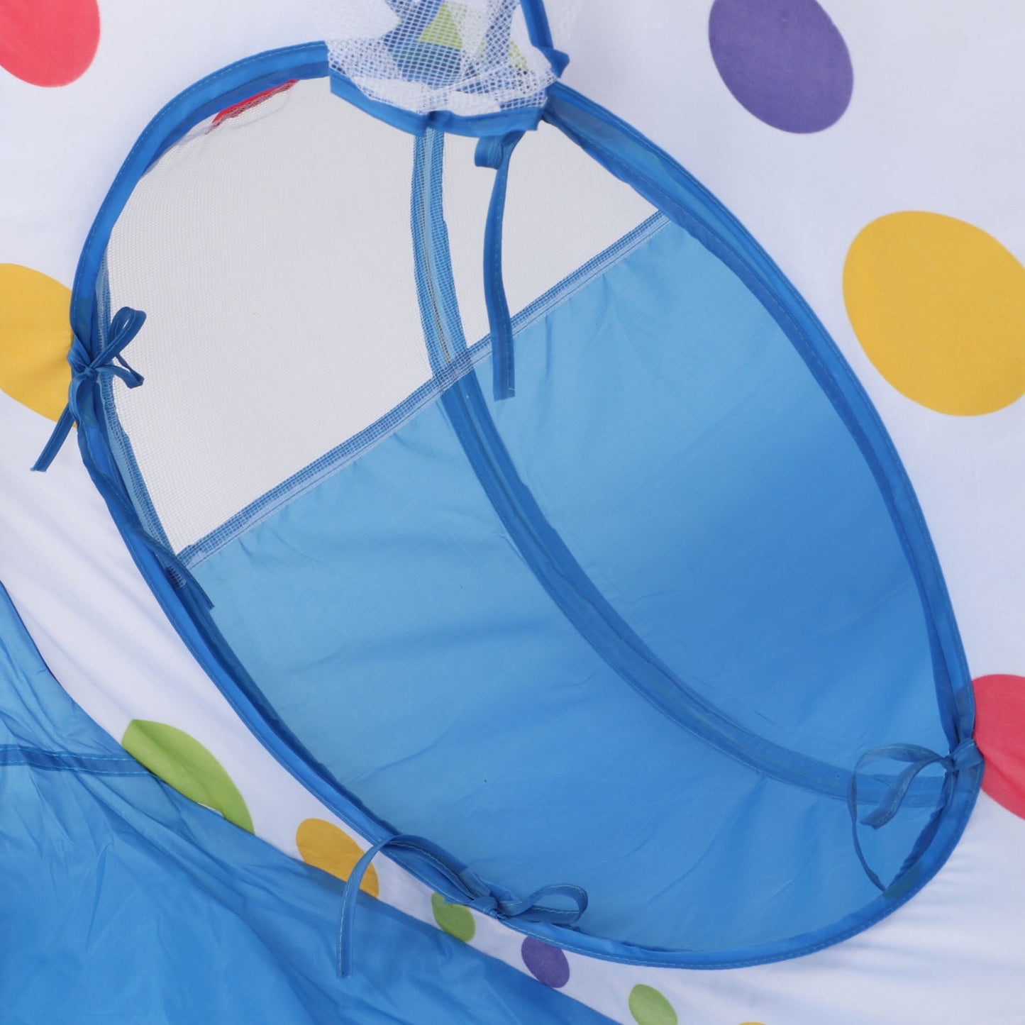 3 In 1 Kids Play Tent With Tunnel Pool Basketball Hoops Storage Bag 106.3 X 47.2 X 37.4in Up Tent For Toddlers