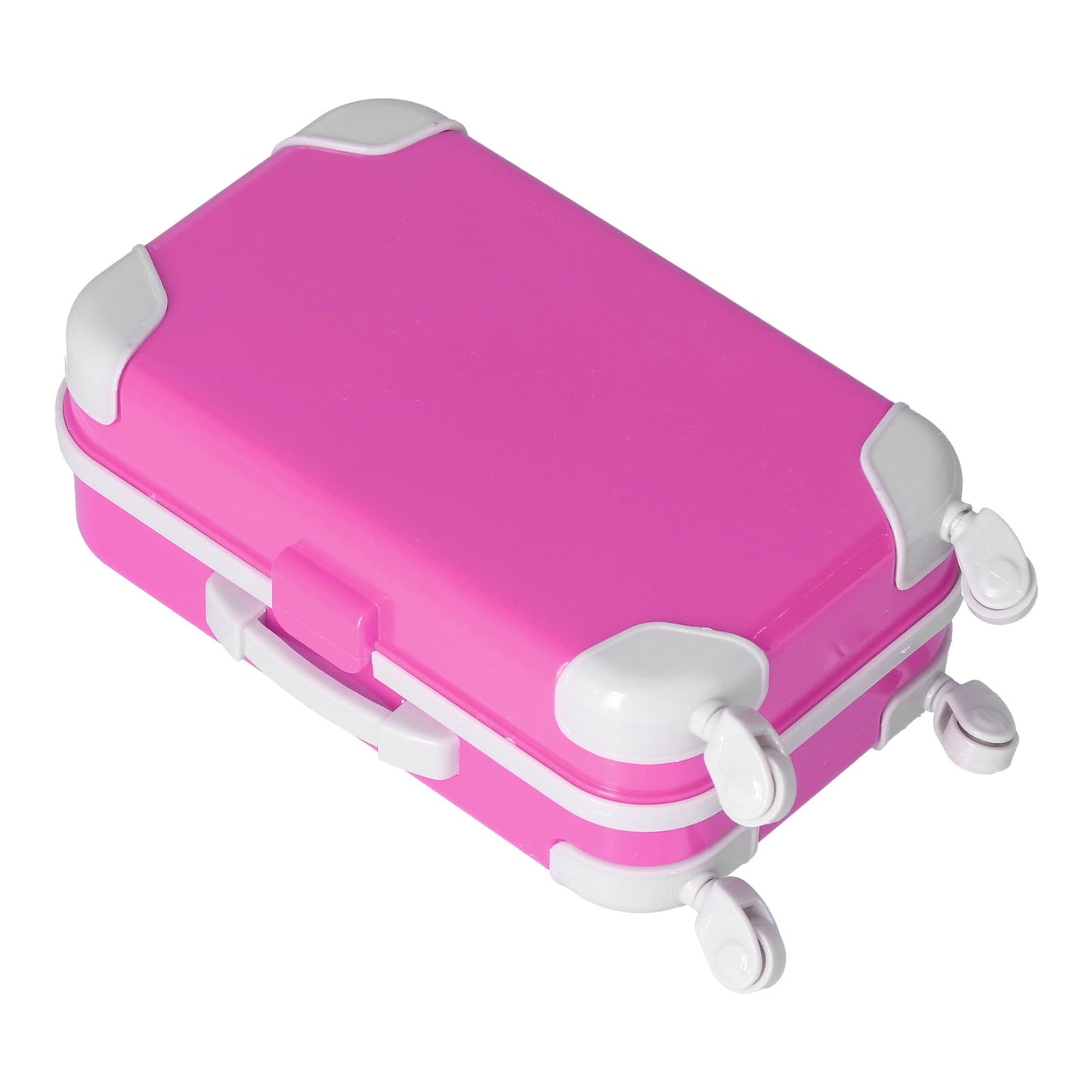 Doll Luggage Case, Simulated Vivid Doll Suitcase For 18 Inch Girl Dolls For Home Pink