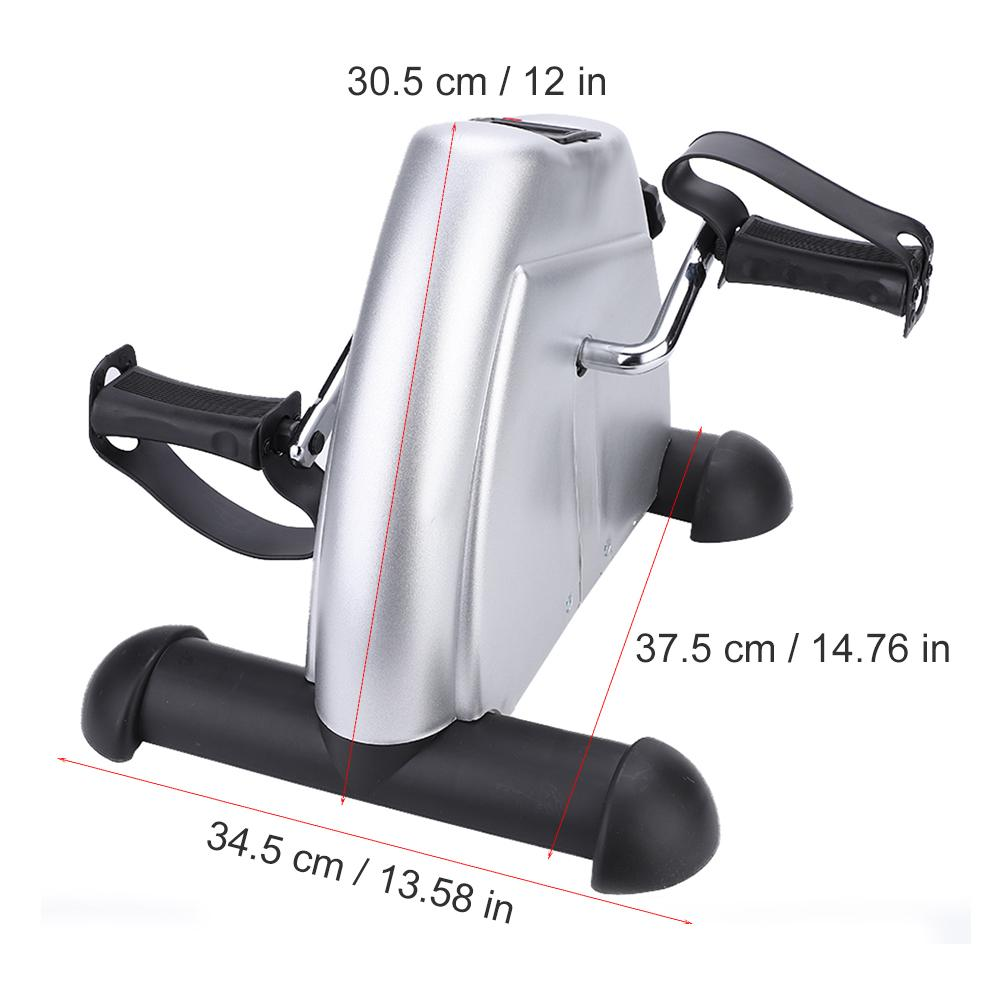 Anauto Portable Hand Foot Pedal Trainer Exerciser Mini Exercise Bike Bicycle for Gym Indoor, Hand Foot Pedal Trainer, Portable Exercise Bike