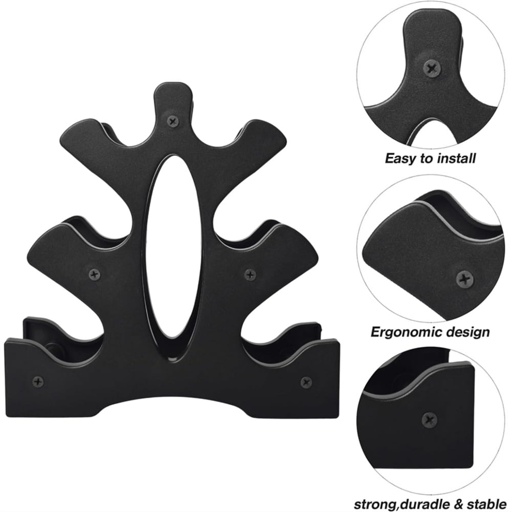 Eotvia Dumbbell Rack, 3 Tier Dumbbell Rack Dumbbell Rack Stand, Compact Dumbbell Rack Weight Rack, Space Saving Small Dumbbell Rack Stand for Home Gym Organization, Max Load 22 lbs(Without Dumbbells)