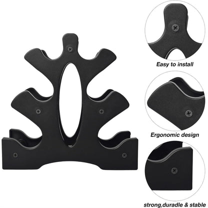 Eotvia Dumbbell Rack, 3 Tier Dumbbell Rack Dumbbell Rack Stand, Compact Dumbbell Rack Weight Rack, Space Saving Small Dumbbell Rack Stand for Home Gym Organization, Max Load 22 lbs(Without Dumbbells)