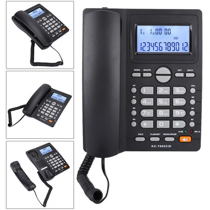 Large Buttons Corded Phone With Speakerphone Clear Sound For Calculator Home Telephone