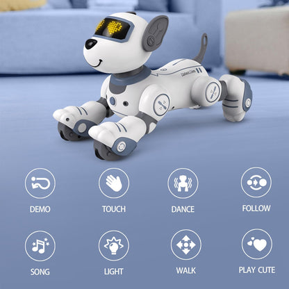 Robot Dog for Kids Smart RC Dog Toy Interactive Robot Pet Intelligent Programmable Sing & Dance Design Robot Dog Birthday Gifts Kids Age 3 5 4-7 Year