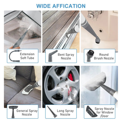 Handheld Steam Cleaner, 1000W Multifunction Portable Steamer With 10 Pcs Accessories