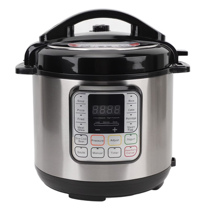 6.5QT Electric Pressure Cooker, 16 in 1 Multi Cooker Rice Cooker Slow Cooker Steamer Sauté Yogurt Maker Non-Stick Pot, Stainless Steel