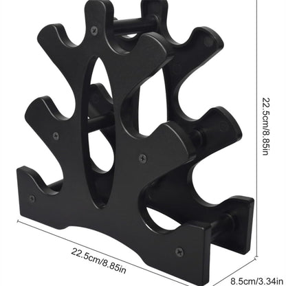 Eotvia Dumbbell Rack, 3 Tier Dumbbell Rack Dumbbell Rack Stand, Compact Dumbbell Rack Weight Rack, Space Saving Small Dumbbell Rack Stand for Home Gym Organization, Max Load 22 lbs(Without Dumbbells)