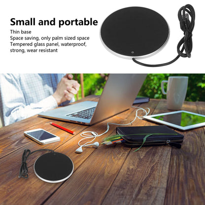 Coffee Mug Warmer Coffee Cup Warmer for Desk Warmer Heating Plate for Milk Coffee Warmer