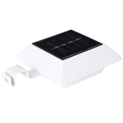 Waterproof Solar Light, 6 LED Waterproof Solar Power Fence Light Garden Security Gutter Lamp Outdoor Decor