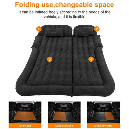 Car Mattress, 126cm Portable Travel Camping Inflatable Air Mattress, for Travel Bed Home Outdoor Camping