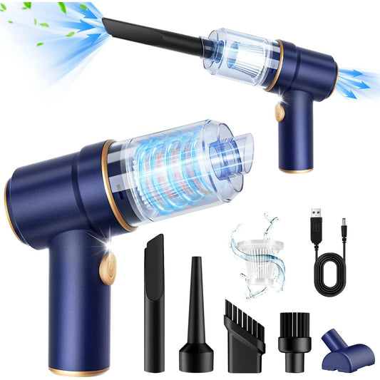 8000Kpa Car Vacuum Cleaner, Rechargeable Portable Handheld Vacuum, Inflator&Cleaning