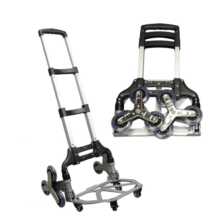Climbing Hand Truck Portable Luggage Cart Folding Trolley Pull Cart for Shopping Traveling