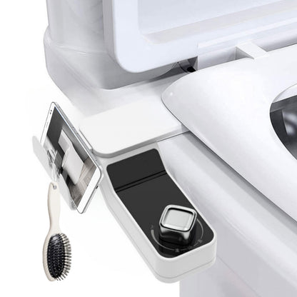 Bidet Attachment for Toilet, Non Electric, Self Cleaning Dual Nozzles for Front and Rear Cold Water Wash, Adjustable Water Pressure