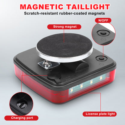 Wireless Trailer Lights, Magnetic Trailer Light For Towing, Portable Rechargeable LED Tow Lights Kit For Trucks, Boat, RV
