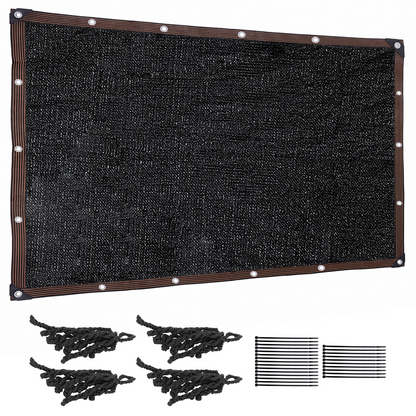 90% Shade Cloth, Dog Kennel Shade Cover, 13 x 16.4 FT Sturdy Durable Sunblock Shade Mesh Tarp with Grommets for Patio Plants Greenhouse Chicken Coop Porch