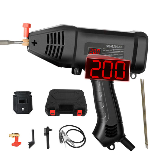 3000W Portable Handheld Stick ARC Welder Machine, 20-200A Adjustment Current, Digital Display, IGBT Inverter, Electric Welder Machine Kit Fit for 3/32"- 1/8" All Size Rod