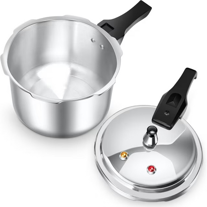 Aluminum Pressure Cooker, 7.5 QT Aluminum Pressure Cooker Cooking Various Foods For Gas Stove Induction Cooker