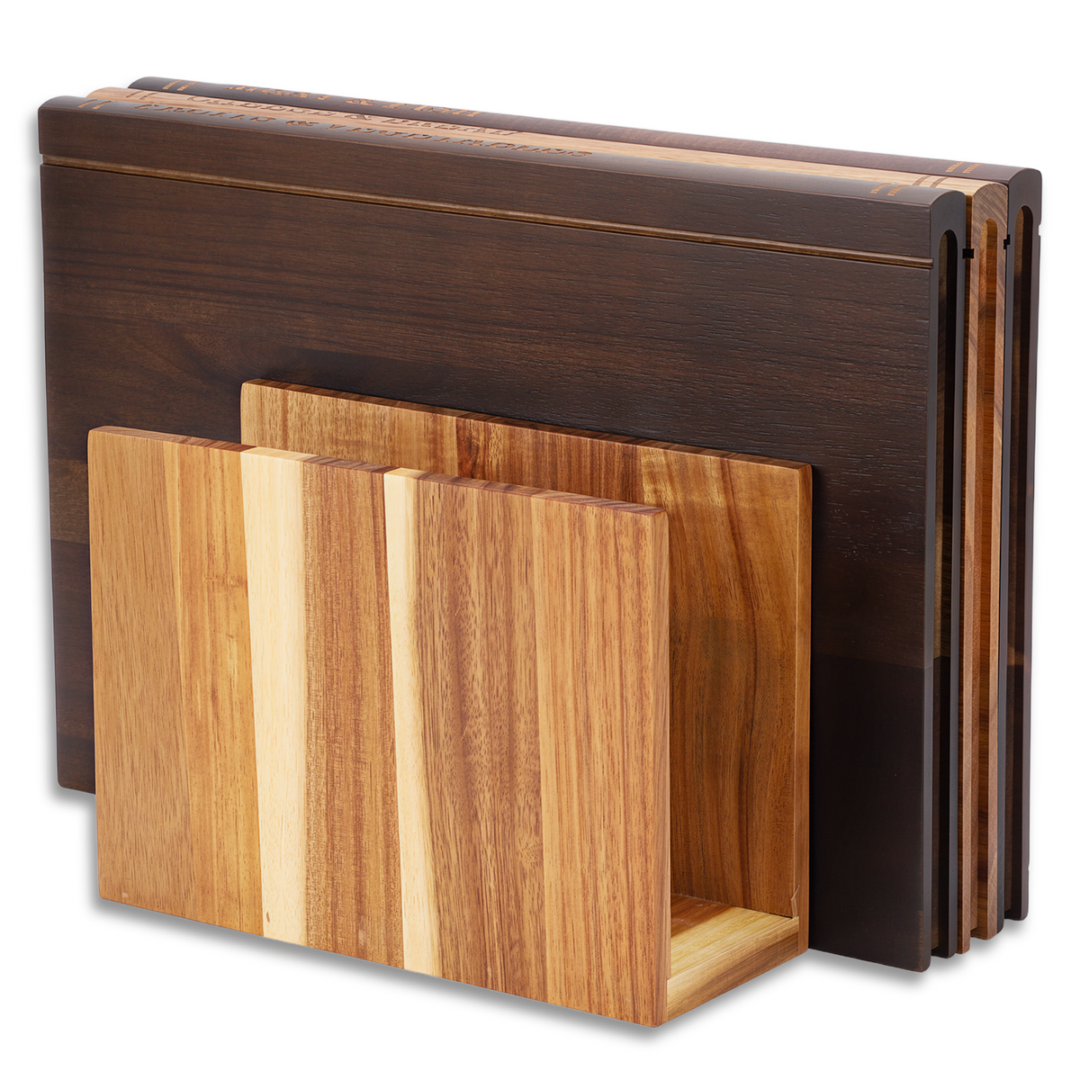 Book Cutting Board Set of 3 With Stand, Solid Cutting Boards That Look Like Books, Decorative Cutting Board Book Set for Kitchen, Unique Book Cutting Boards Gift