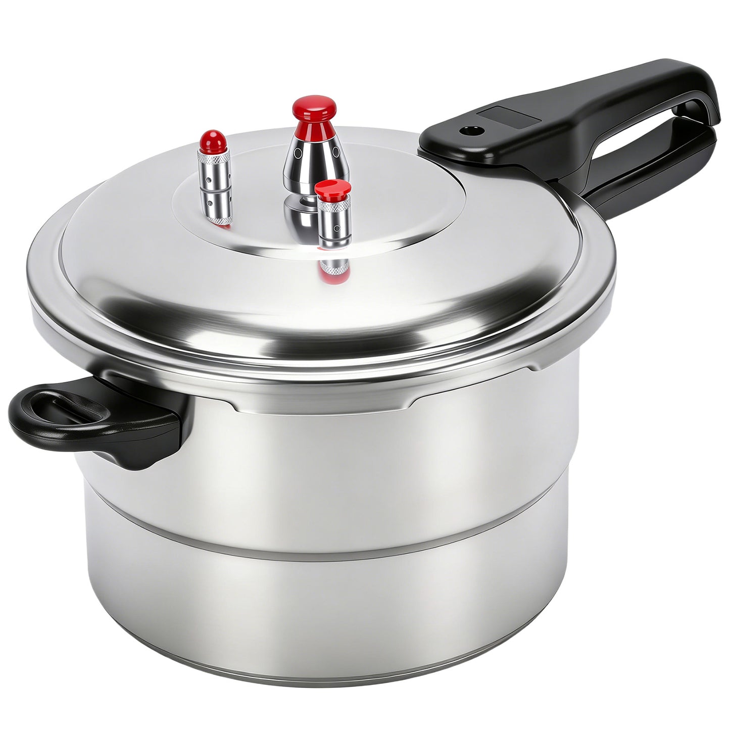 Aluminum Pressure Cooker, 5.5QT Aluminum Pressure Cooker Cooking Various Foods For Gas Stove Induction Cooker