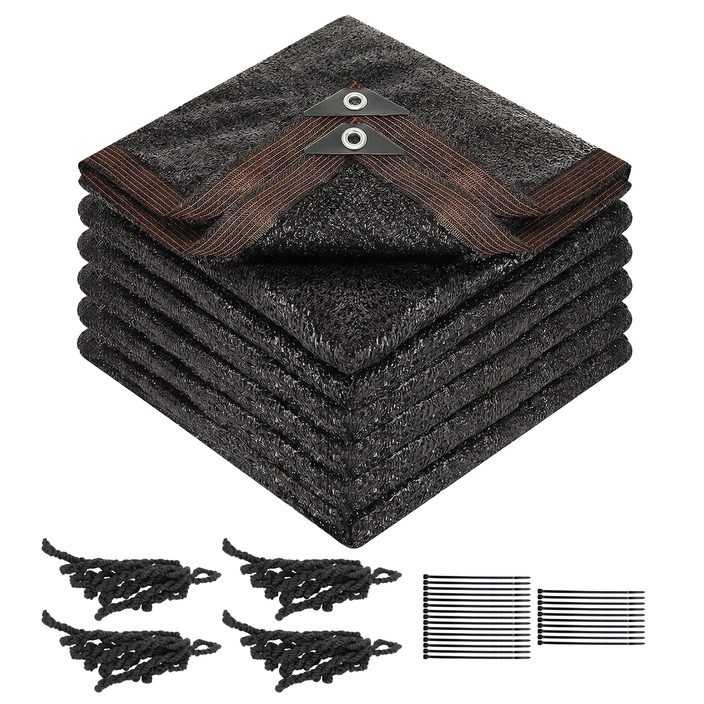 90% Shade Cloth, Dog Kennel Shade Cover, 6.6 x 10 FT Sturdy Durable Sunblock Shade Mesh Tarp with Grommets for Patio Plants Greenhouse Chicken Coop Porch