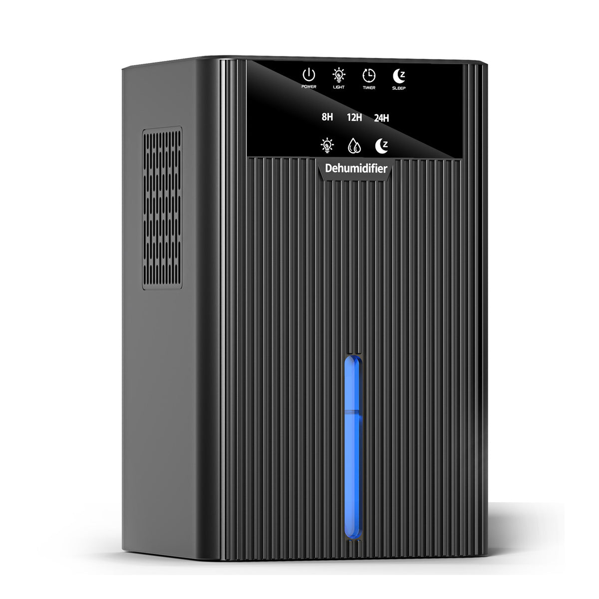 Dehumidifiers for Home, 75 OZ Dehumidifier for Room with 7 Color Night Light,Auto Shut Off, Sleep Mode,24H Timer (800 sq. ft) Black