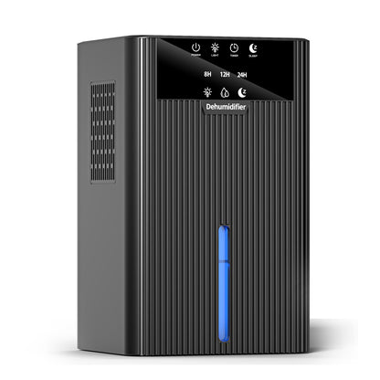 Dehumidifiers for Home, 75 OZ Dehumidifier for Room with 7 Color Night Light,Auto Shut Off, Sleep Mode,24H Timer (800 sq. ft) Black