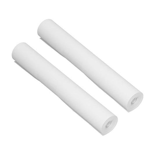 2 Rolls Thermal Paper, 8.27"/210mm Wide Compatible with Bluetooth Portable Thermal Printers, Quick-Dry A4 Thermal Paper for Documents Picture Homework, 25 Sheets/Roll, White