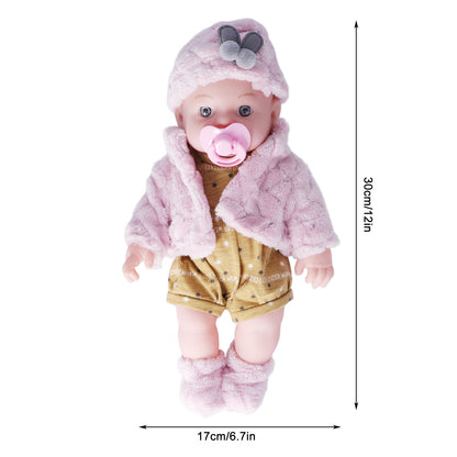 Octpeak Reborn Baby Doll, Real Life Baby Toy White Girl For Birthday Gift For Kids