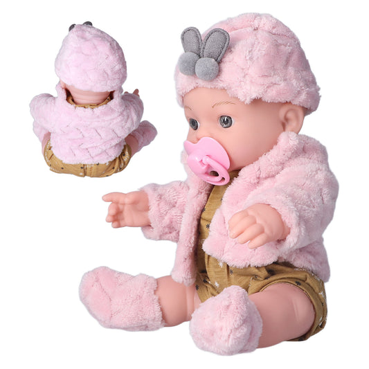 Octpeak Reborn Baby Doll, Real Life Baby Toy White Girl For Birthday Gift For Kids