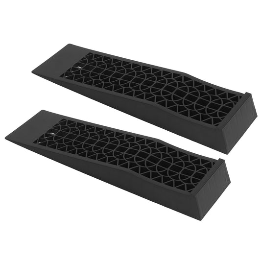 1Pair Car Service Ramps Vehicle Maintenance Tire Ramps Universal For 4400 Lbs Vehicles