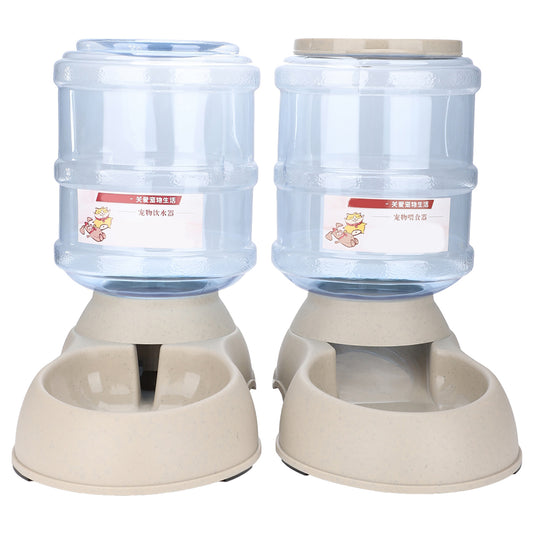 Tbest 3.75L Automatic Pets Feeder Food Water Dispenser Detachable Cats Dogs Puppy Feeding Machine ,Pets Feeder, Pets Food Dispenser