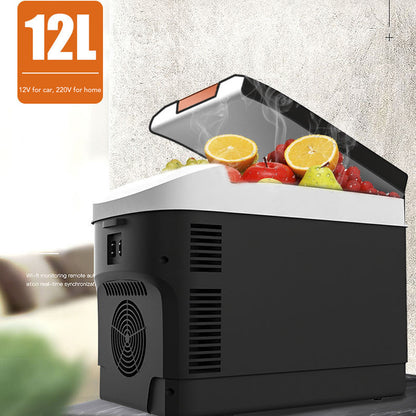 12L Cooling Heating Dual Use 12V Car Refrigerator Bedroom Small Freezer