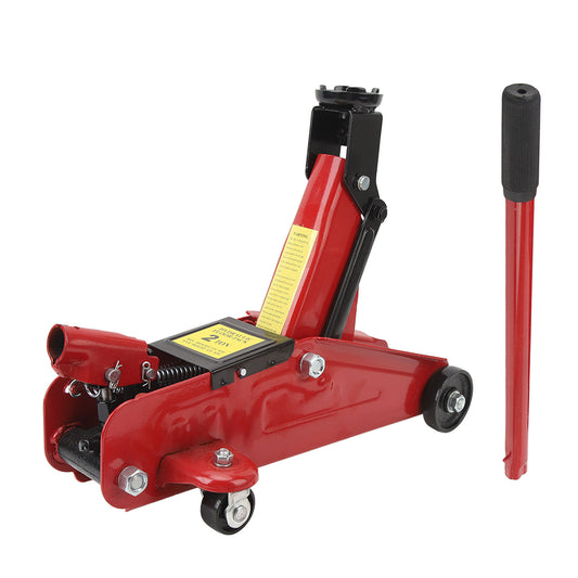 2 Ton Trolley Jack With 2 Ton Jack Stands, Lightweight Portable Car Lift Jack Tool Kit For SUVs Small Vehicles