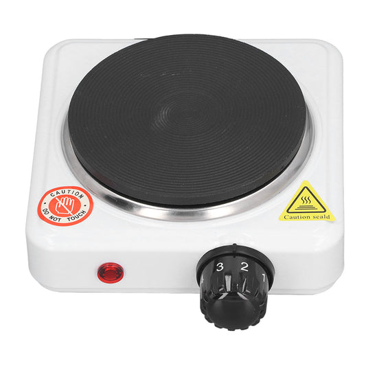 6" Electric Single Burner Die-Cast Hot Plate, Countertop Heater Suitable For Cooking Soup Milk Water Coffee Tea