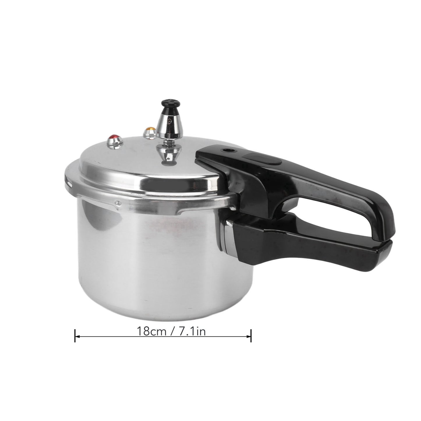 Aluminum Pressure Cooker, 3L Aluminum Pressure Cooker Cooking Various Foods For Induction Cooker