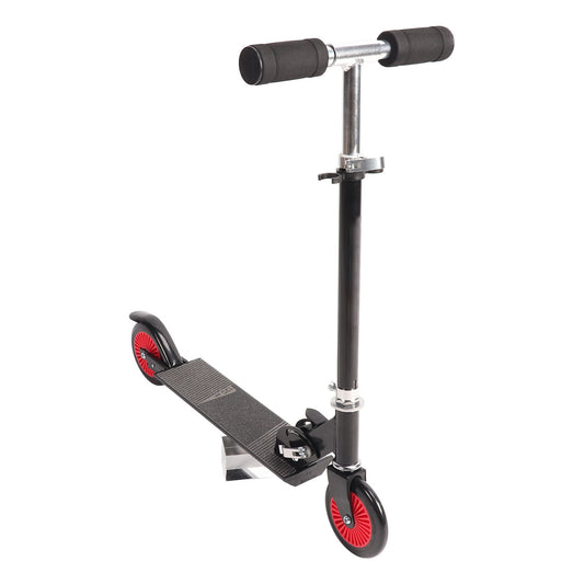 Folding Scooter with Adjustable Handlebar, Black Kids Scooter Lightweight Aluminum Scooter with Rear Brake, Kick Scooter for Kids Boys Girls 5 Years Old and up, Fully Assembled, Load up to 220 lbs