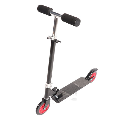 Folding Scooter with Adjustable Handlebar, Black Kids Scooter Lightweight Aluminum Scooter with Rear Brake, Kick Scooter for Kids Boys Girls 5 Years Old and up, Fully Assembled, Load up to 220 lbs