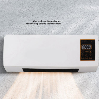 Wall Mounted Heating Machine, Portable Wall Mount Air Conditioners Wall Mounted Heater Remote Control Or Touch Screen Control