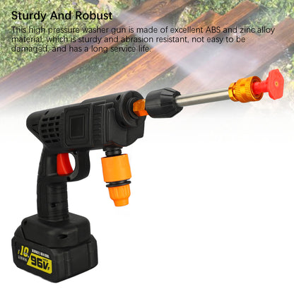 12000mAh High Pressure Washer Multifunctional Portable Cordless High Power Washer Gun