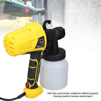 500W Paint Sprayer Gun, 800ml Electric Airless Paint Sprayer With 3 Nozzles For Home And Outdoors, Painting Projects