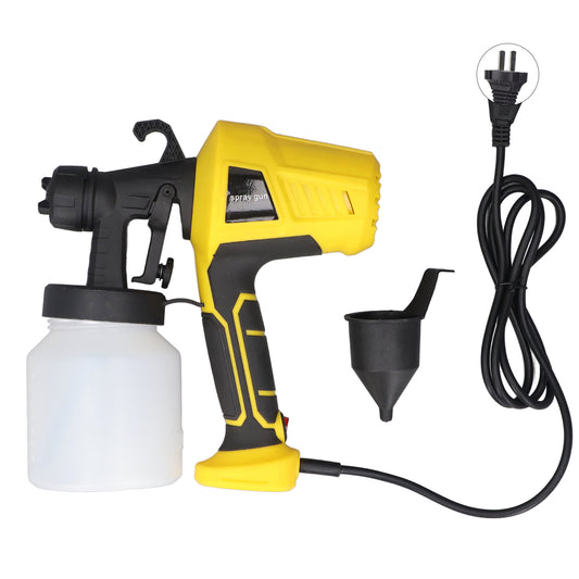 800ml Large Capacity 500W High Power Spray Gun Kit for Furniture Cabinet Fence Wall Door